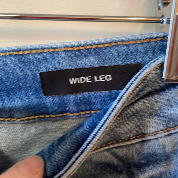 Judy Blue Denim Wide Leg Tapered Ankle Jeans Size 7/28. - Picture 8 of 16